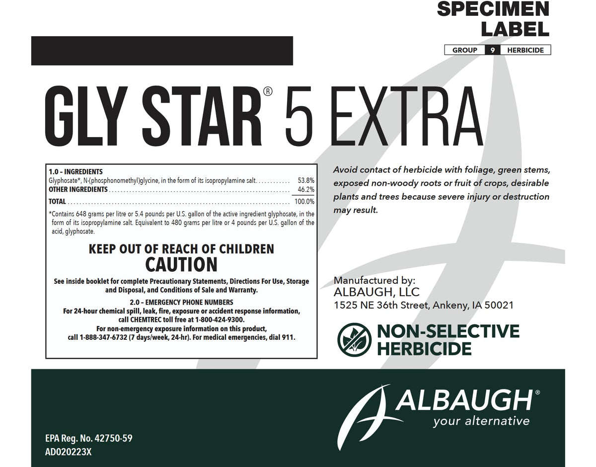 Glyphosate Concentrate 2.5 Gallons P959