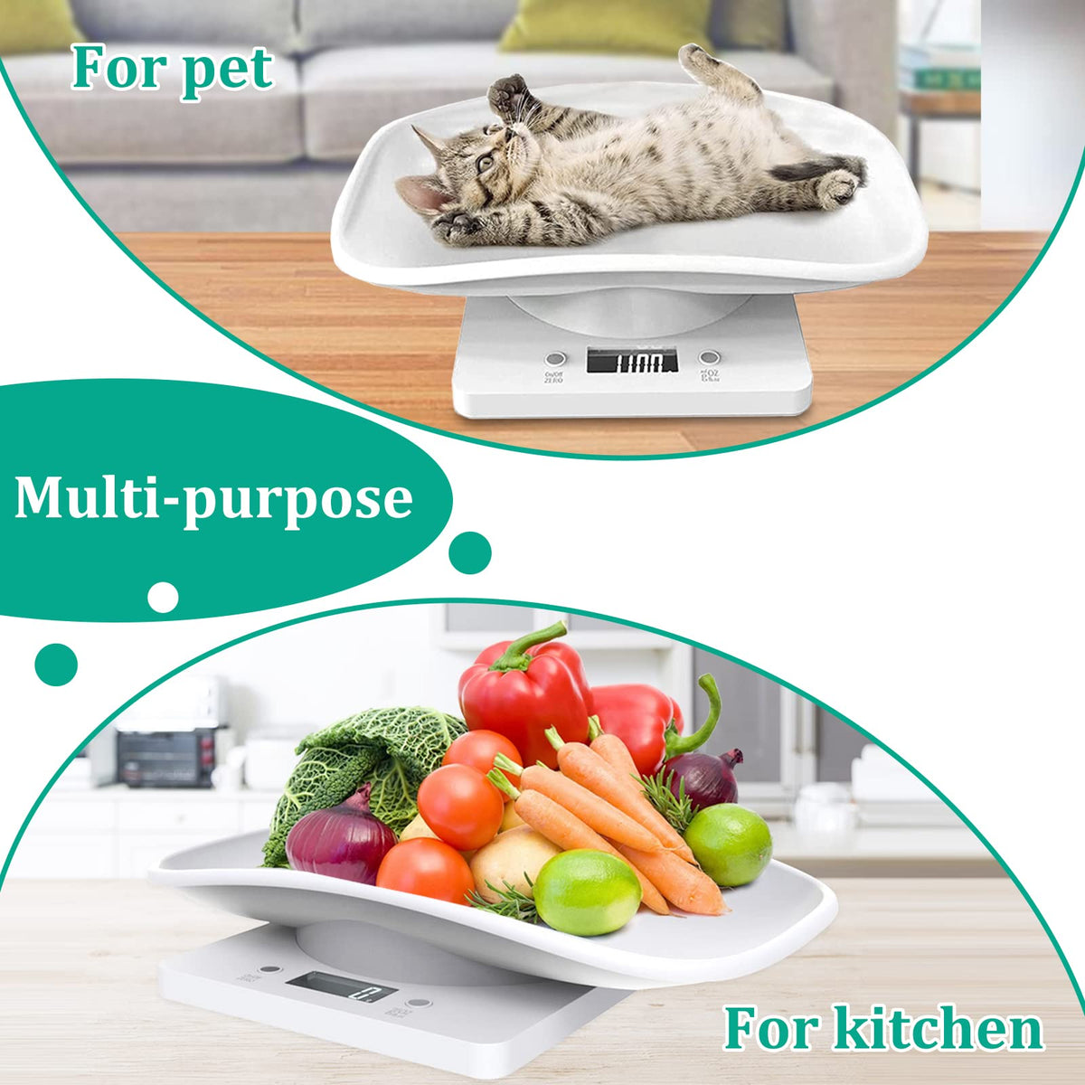 Digital Pet Scale 33 lb/15 kg W405