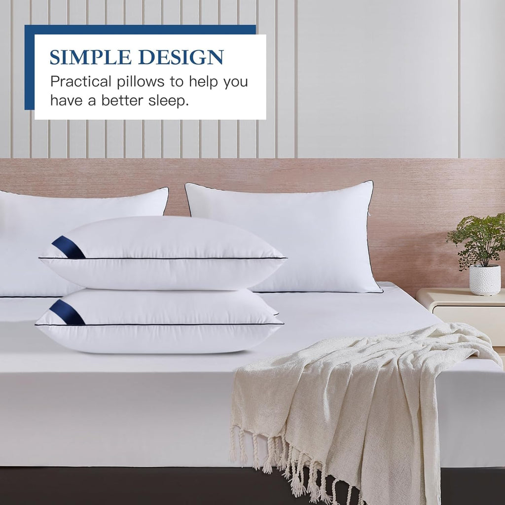 King Size Set of 2 Bed Pillows X585975