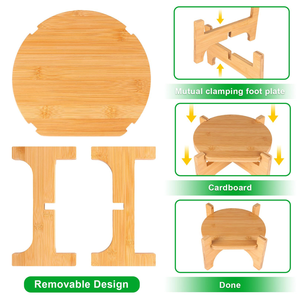 Bamboo Drink Dispenser Stand U2784