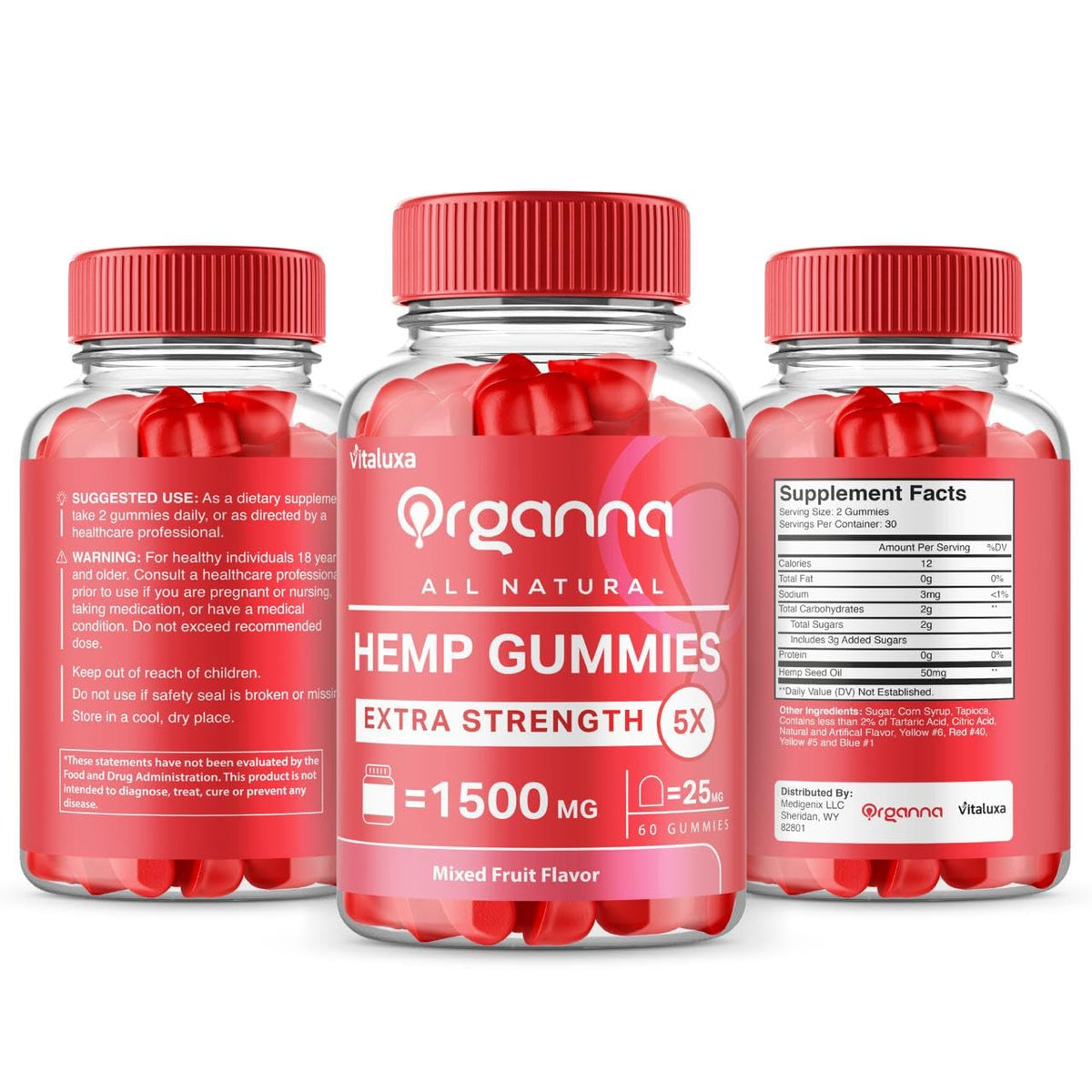 3 Pack Gummy Vitamin 180 Gummies Y4397