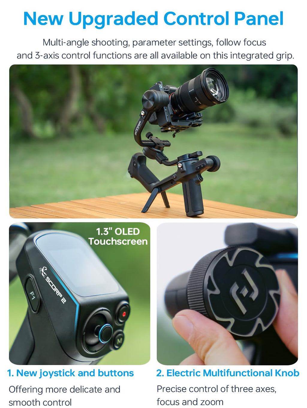 Camera Gimbal Stabilizer with AI Tracking Z2184