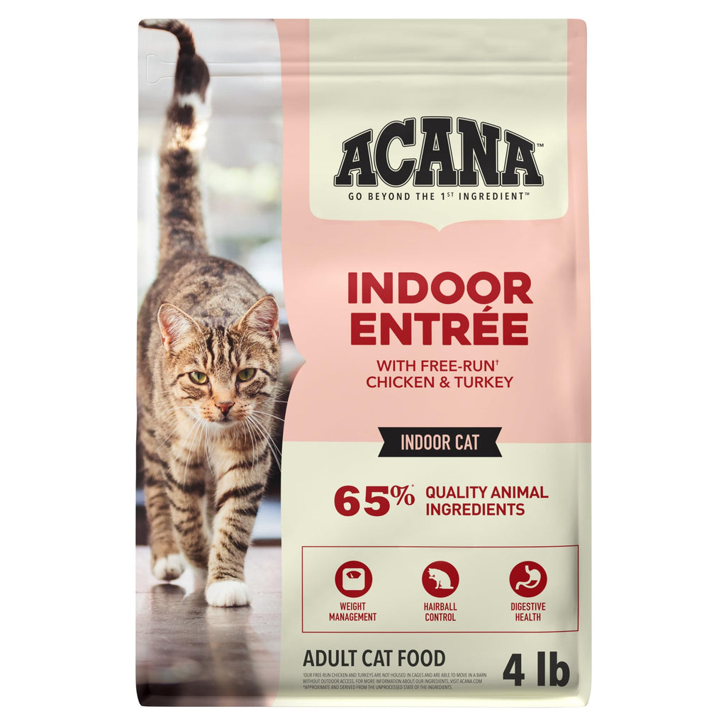 Dry Cat Food Chicken Turkey 4lb Bag F83144