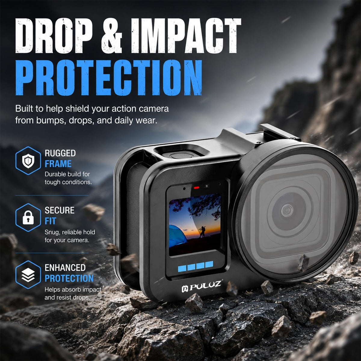 Aluminum Alloy Cage with UV Lens Z2288