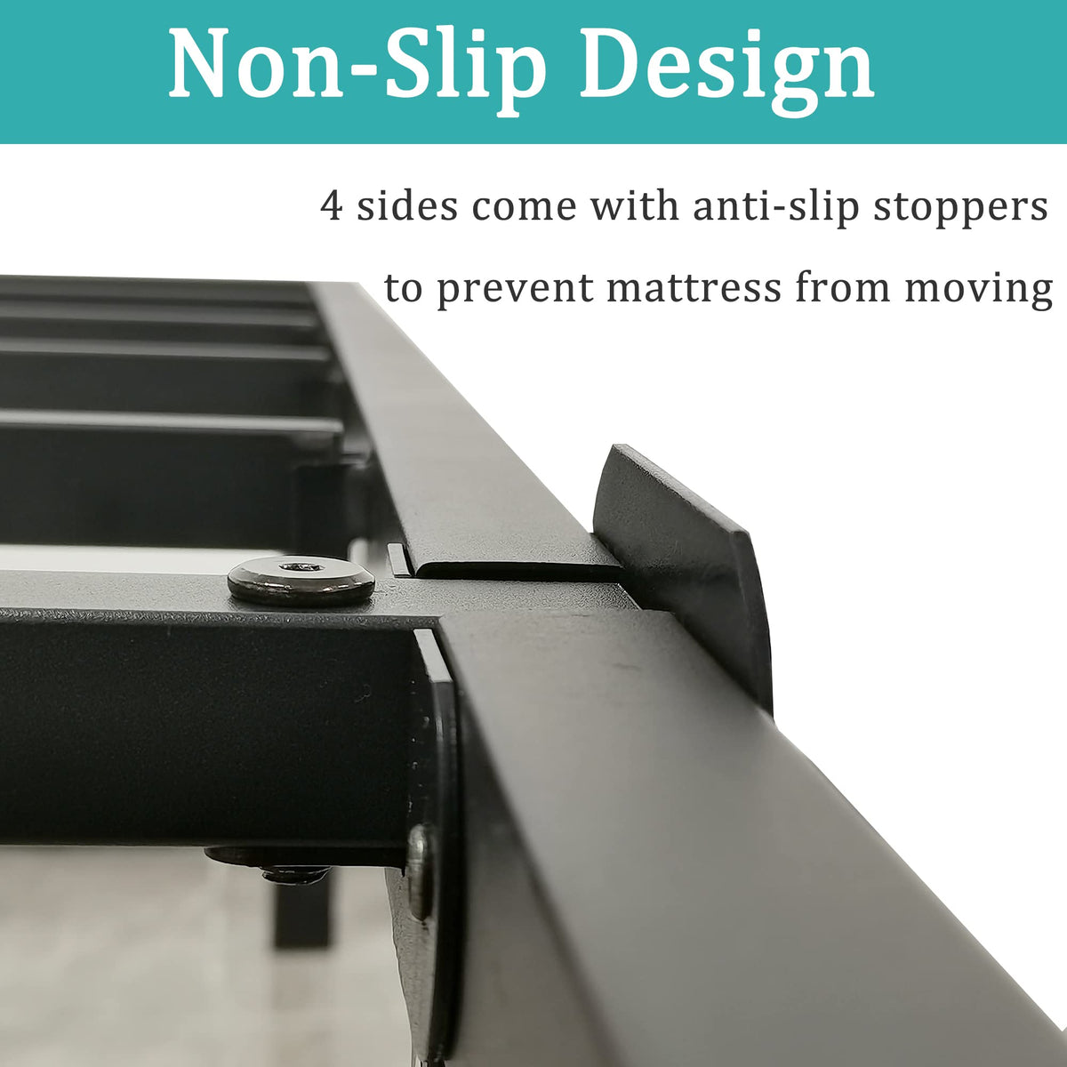 Queen Size 14 Inch Heavy Duty Metal Platform Bed Frame G3747