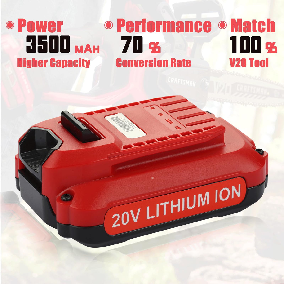 2 Pack 3.5Ah Battery Q815
