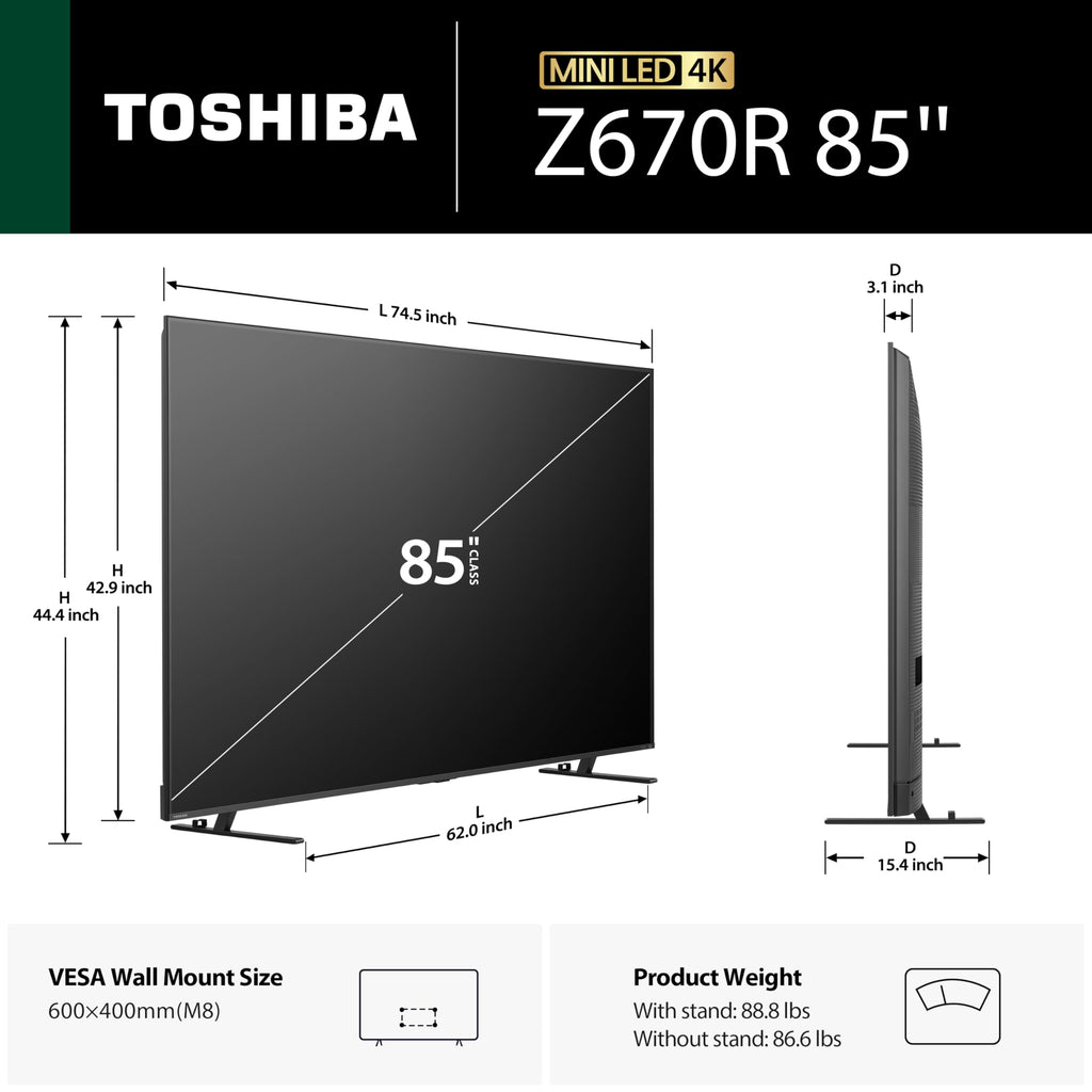85" Mini-LED 4K UHD Smart Fire TV N17850