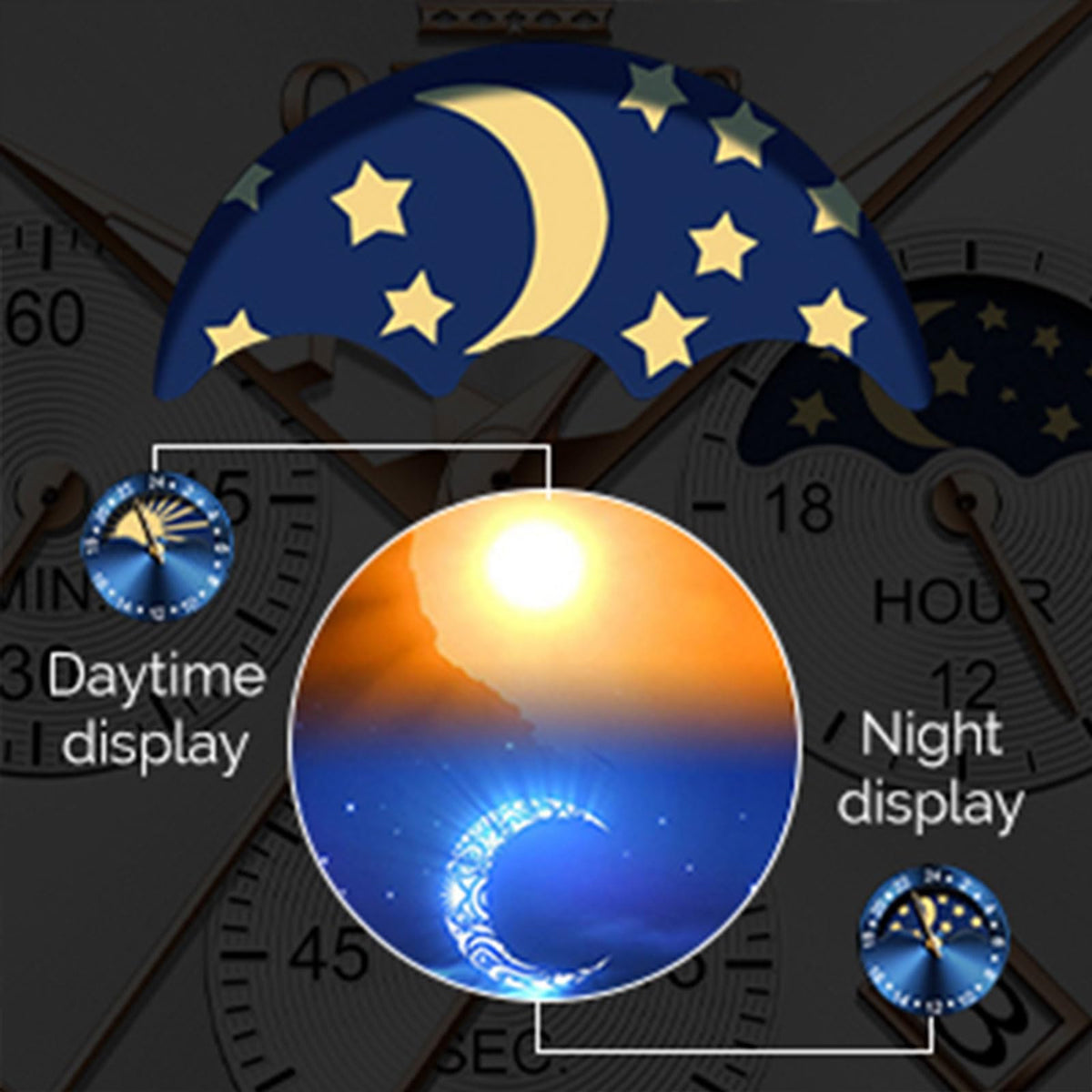 Waterproof Large Face Watches M795789