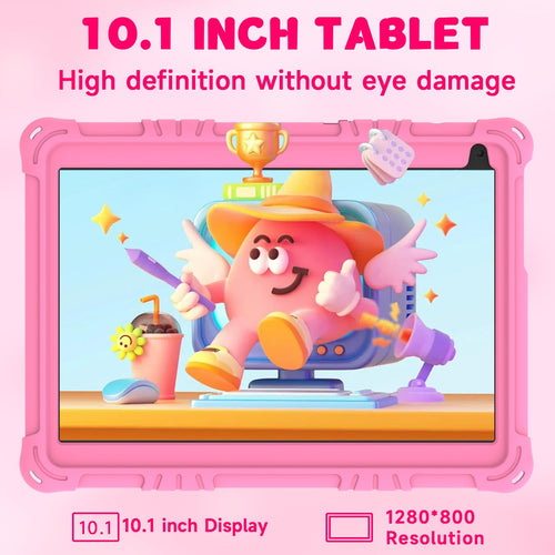 10 inch Kids Tablet 8GB RAM 32GB ROM Pink P282067