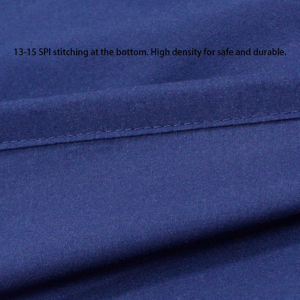 3-Pack Fitted Crib Sheets Set, 9" Deep Microfiber, Navy Blue Charcoal Gray R148
