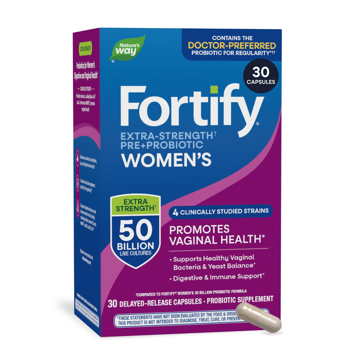 Pre+Probiotic 50B CFU 30ct M345810