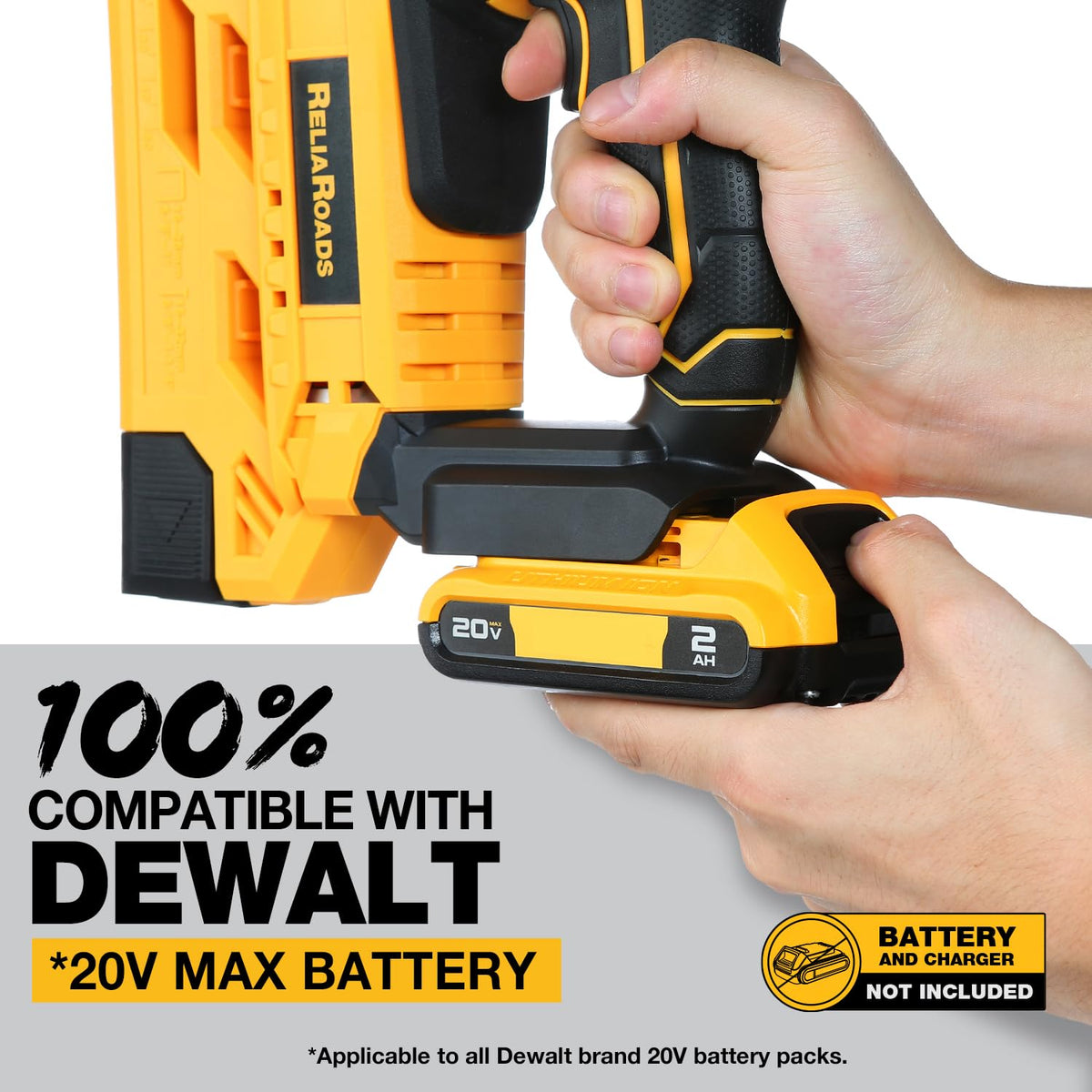 2-in-1 Cordless 18GA Brad Nailer & 1/4 Crown Stapler Y42035
