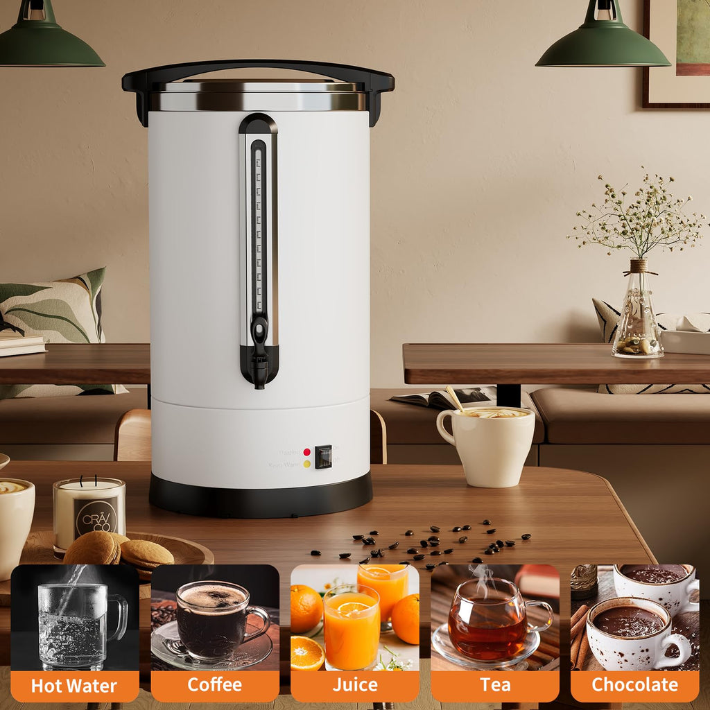 Large Capacity Stainless Steel Electric Coffee Urn D1397