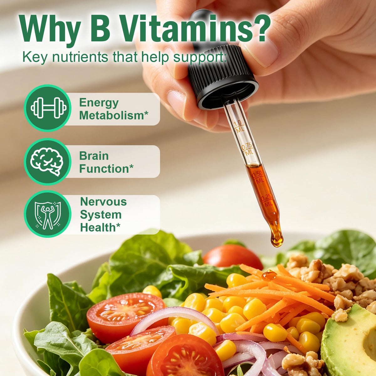 B-Complex & Biotin Drops 2 Fl Oz O316