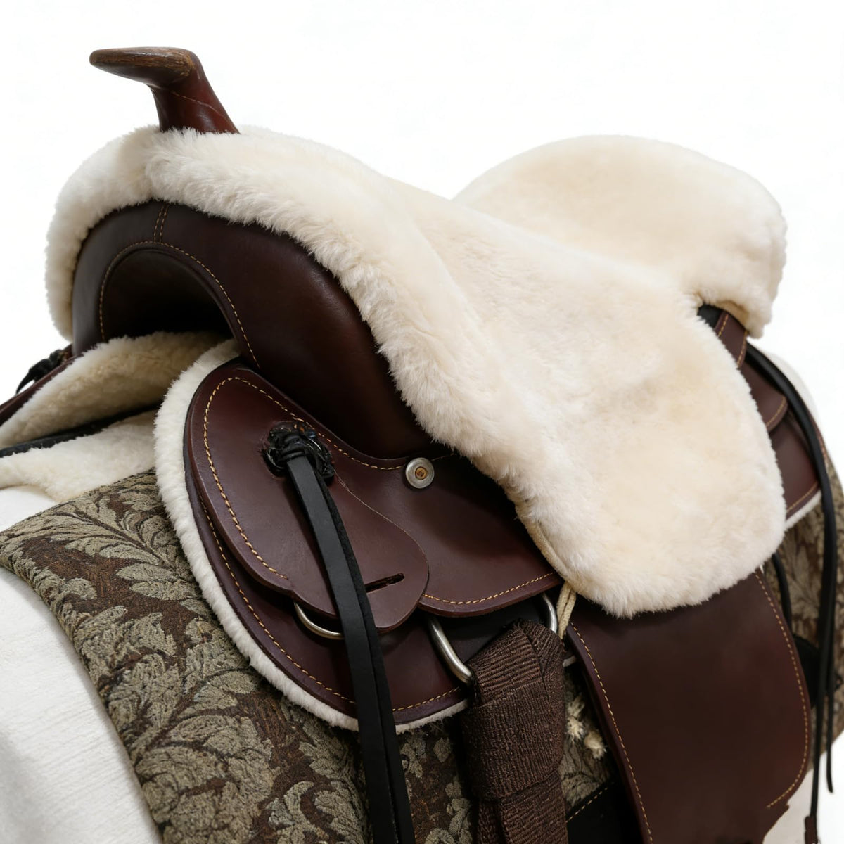 Sheepskin Saddle Seat Cover I3529