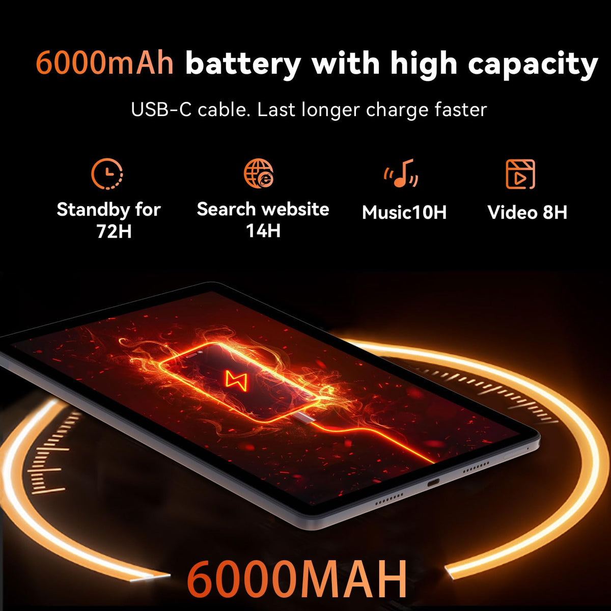 10 Inch Android 16 Tablet 32GB RAM 128GB ROM J11034
