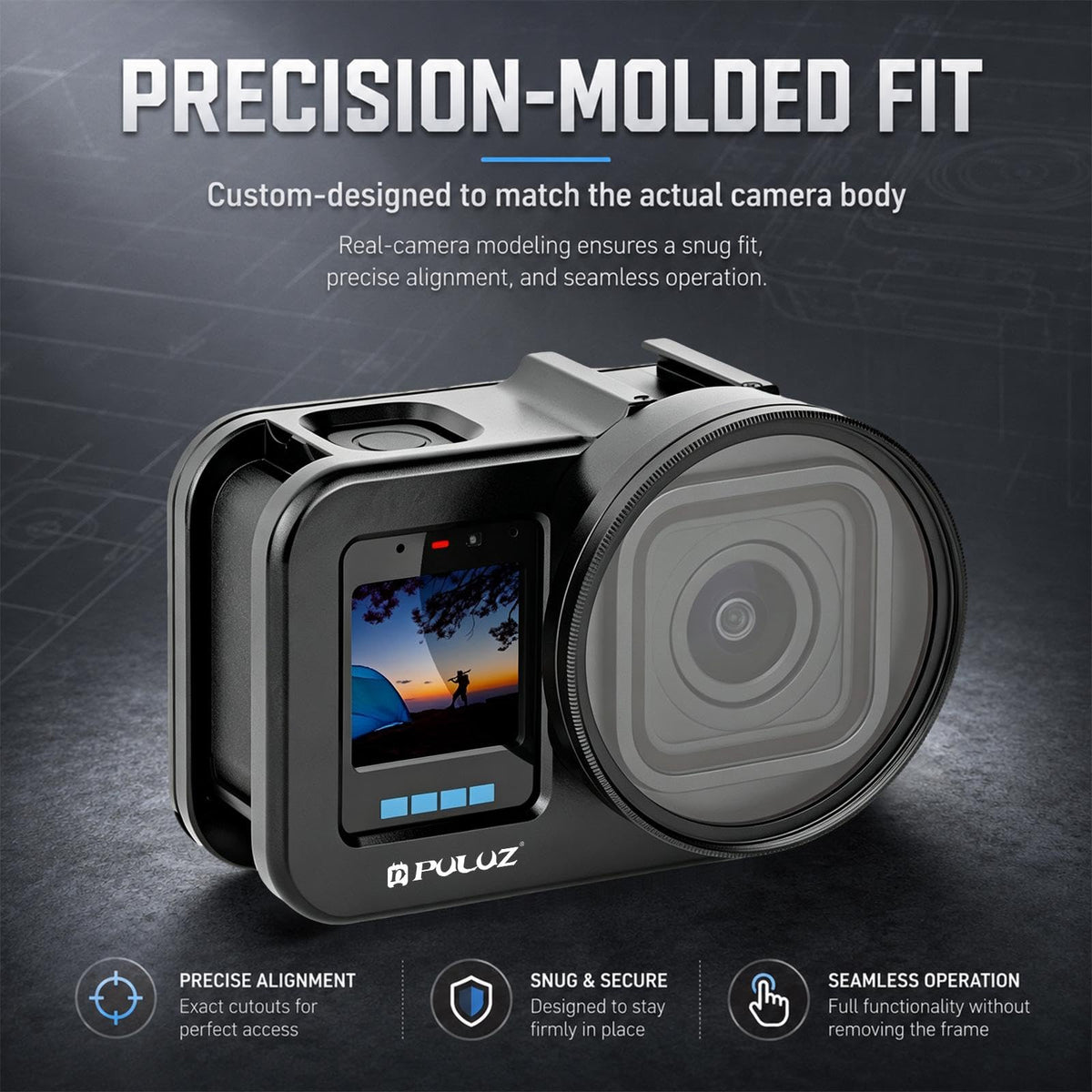 Aluminum Alloy Cage with UV Lens Z2288