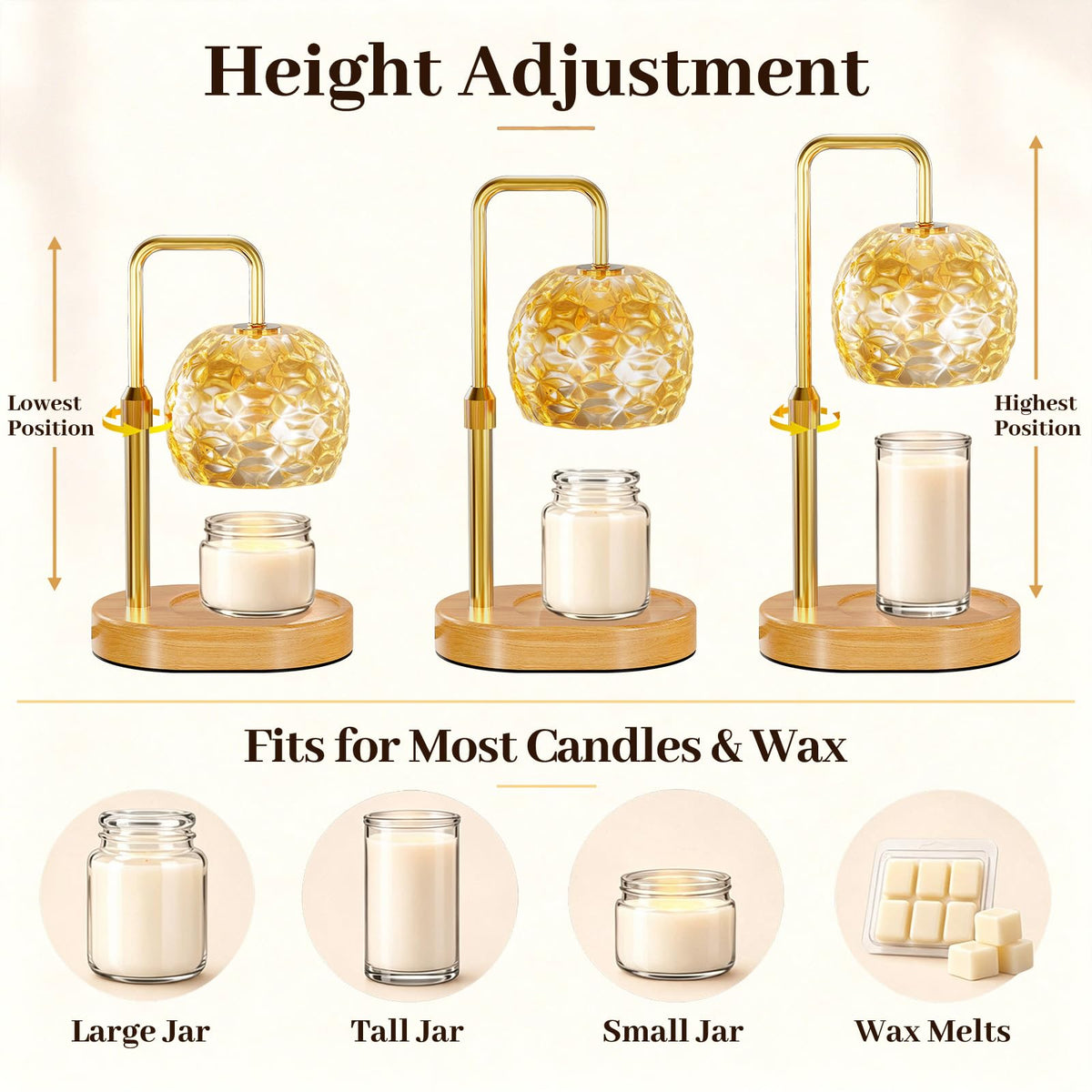 Candle Warmer Lamp with Timer I889