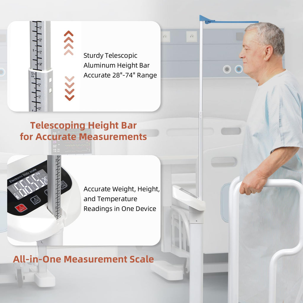 Scale with Handle 485lbs Weight Capacity HD LED Display Z223771