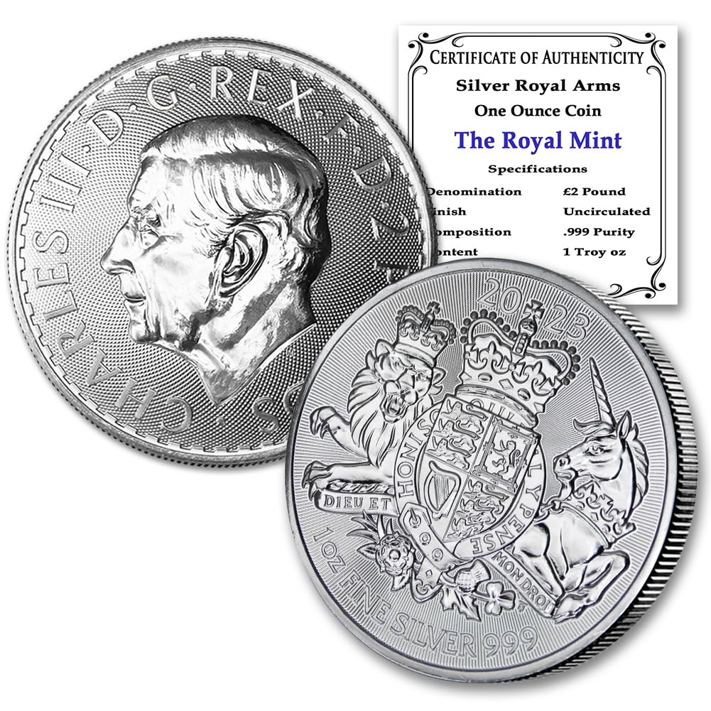 1 oz Silver British Royal Arms Coin X6447