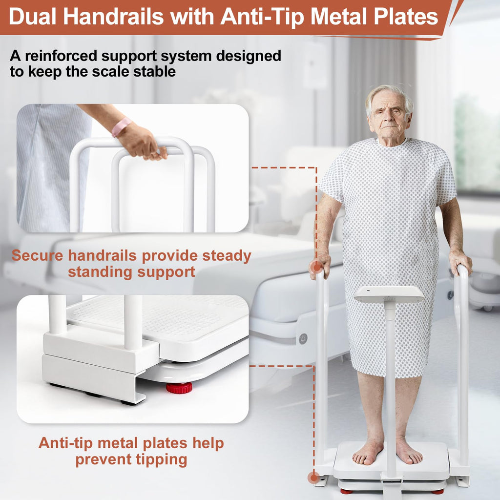 Scale with Handle 485lbs Weight Capacity HD LED Display Z223771