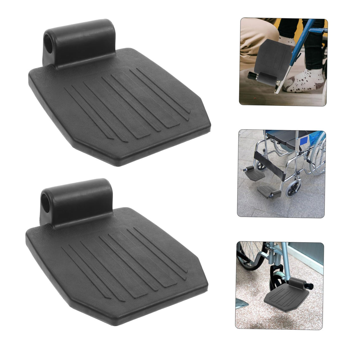 Adjustable Universal Wheelchair Footrest Pedals Heavy Duty Leg Rest L65297