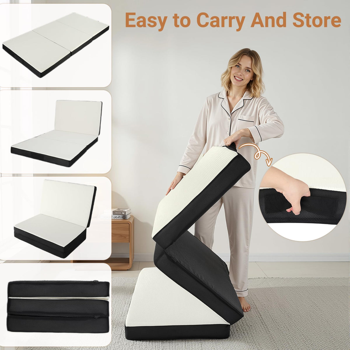 Foldable Twin Memory Foam Mattress N3838
