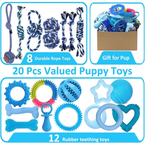20 Pack Puppy Chew Toys L126