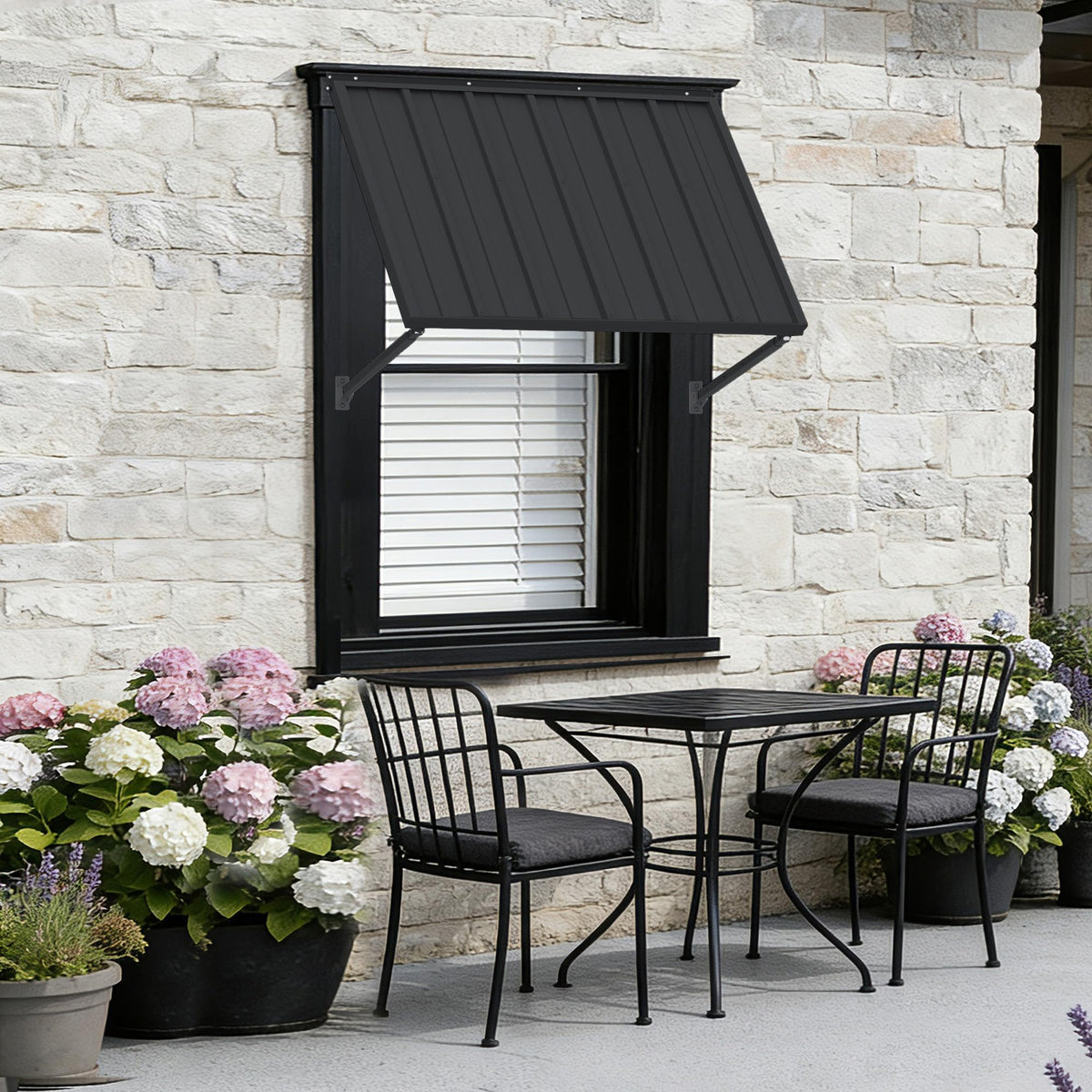 Adjustable Door Window Awning 42"W×32" F137479