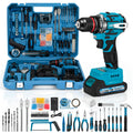 21V Cordless Brushless Drill Driver Combo Kit with 2x2.0Ah Battery E65237