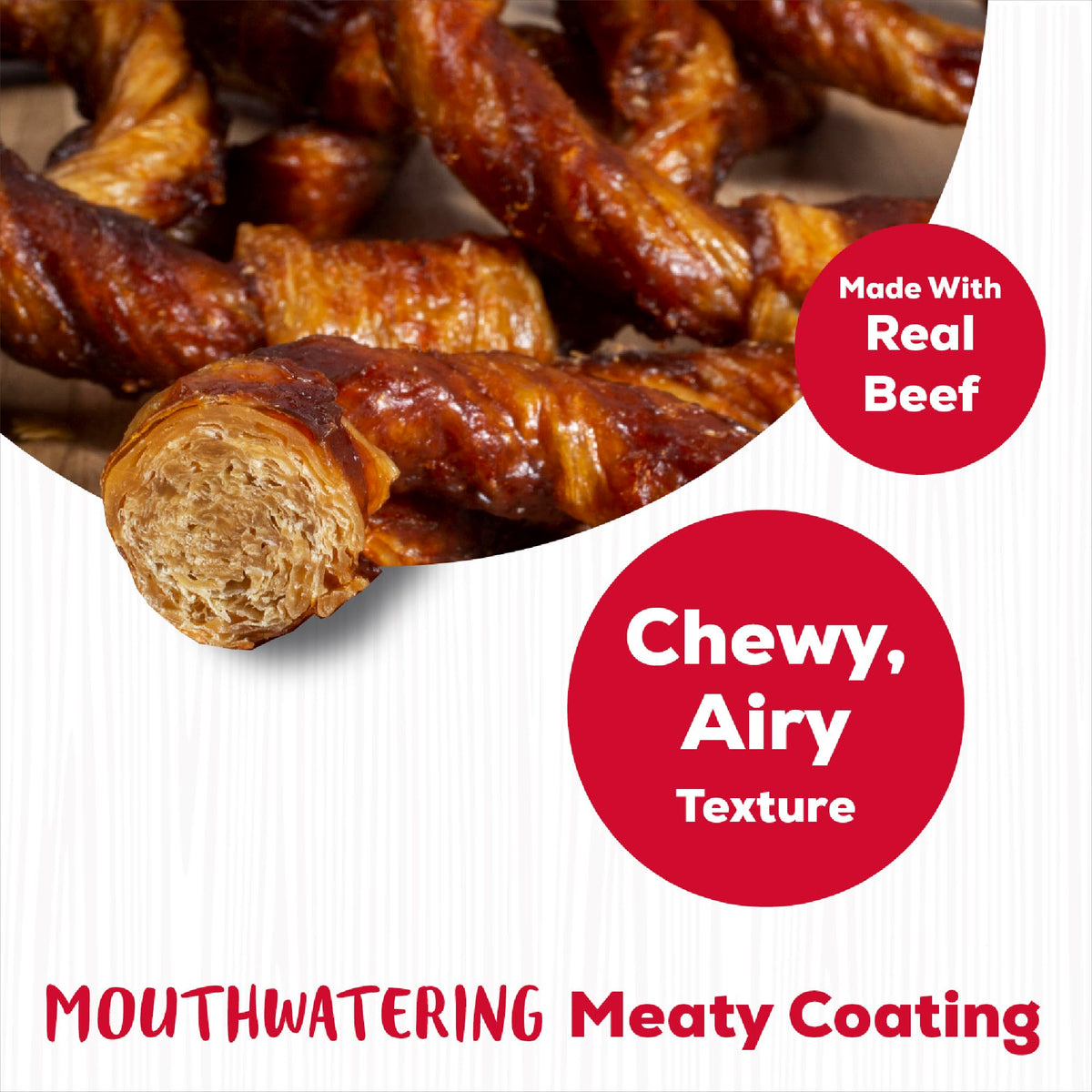 Beef Rings Dog Chews 7 Count I979442