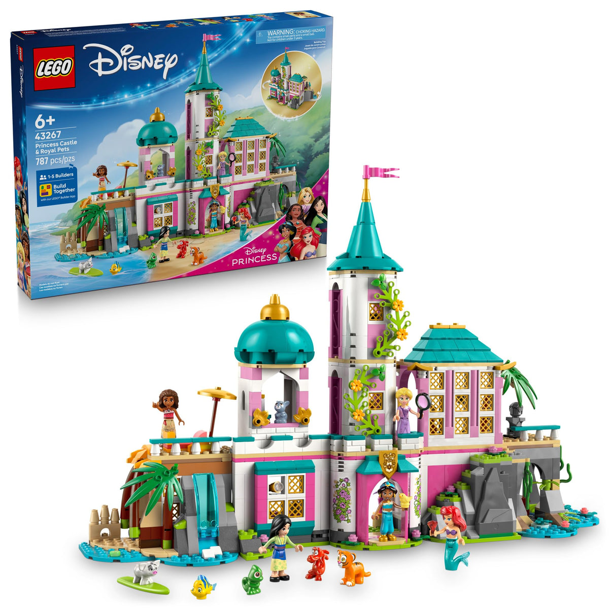 Disney Princess Castle & Royal Pets Building Set M9048