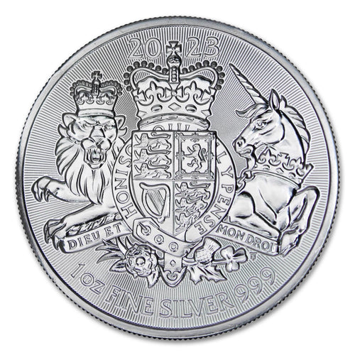 1 oz Silver British Royal Arms Coin X6447