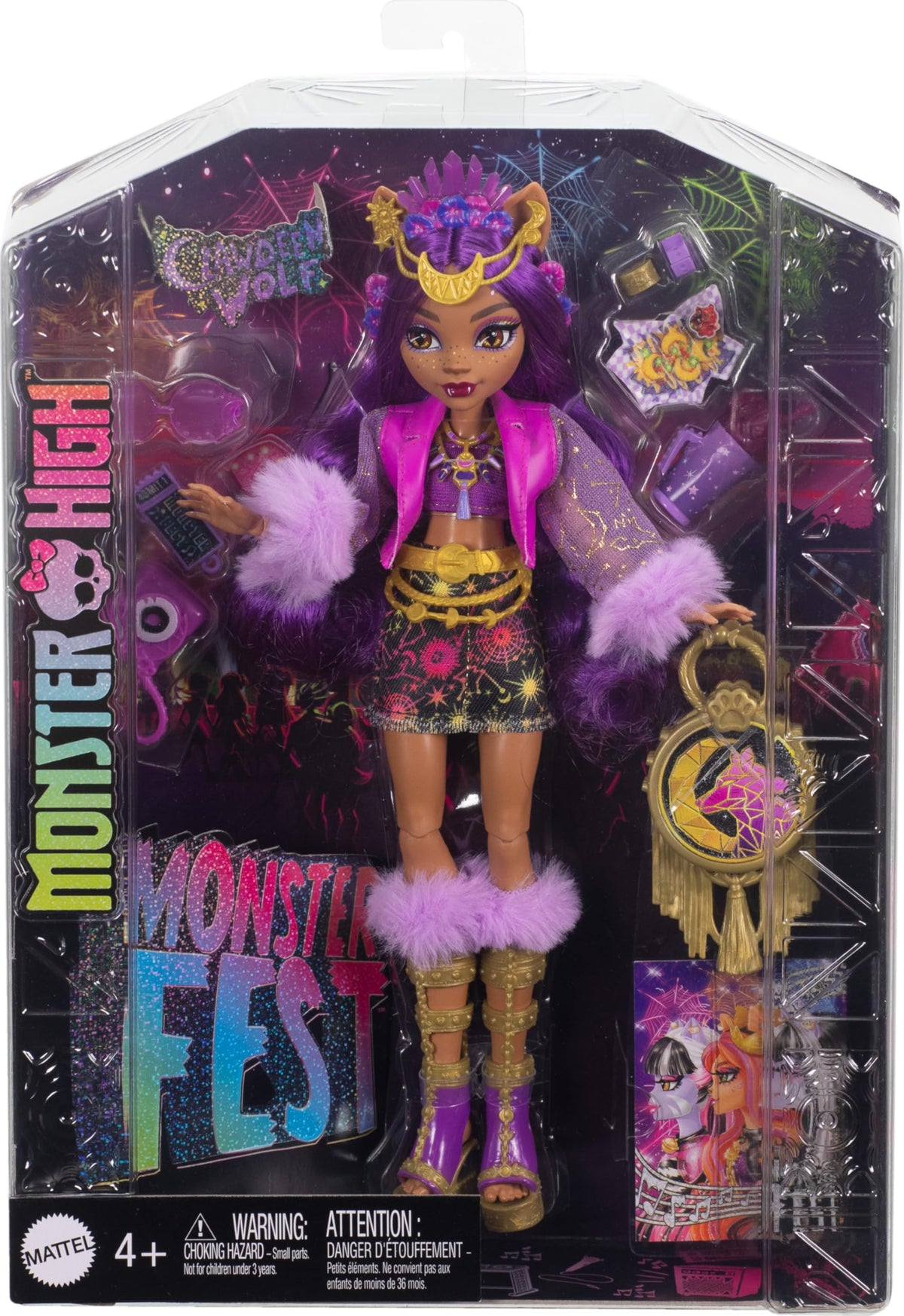 Monster High Doll with Glam Outfit & Accessories T562