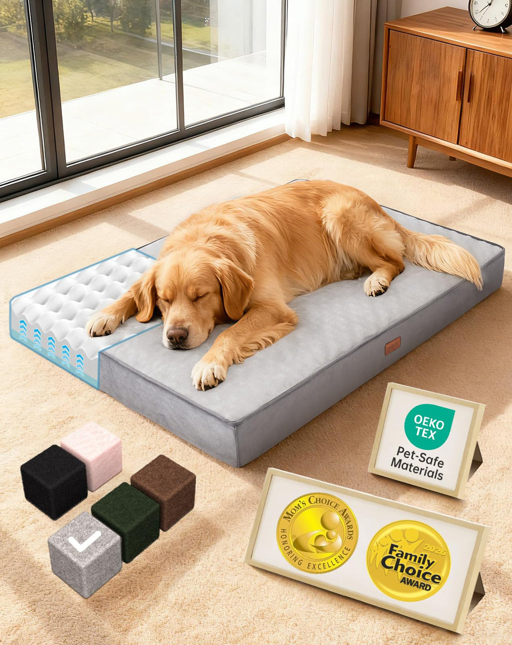 Large Reversible Memory Foam Dog Bed W9579