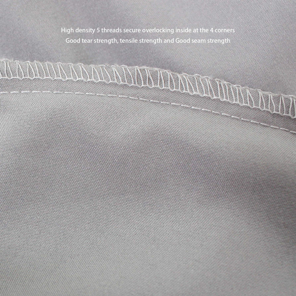 3-Pack Fitted Crib Sheets Set, 9" Deep Microfiber, Navy Blue Charcoal Gray R148