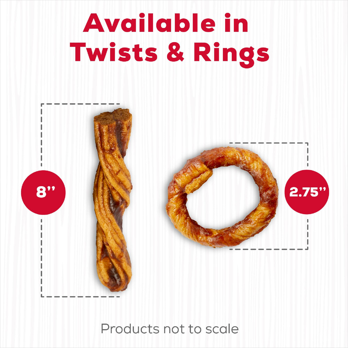 Beef Rings Dog Chews 7 Count I979442