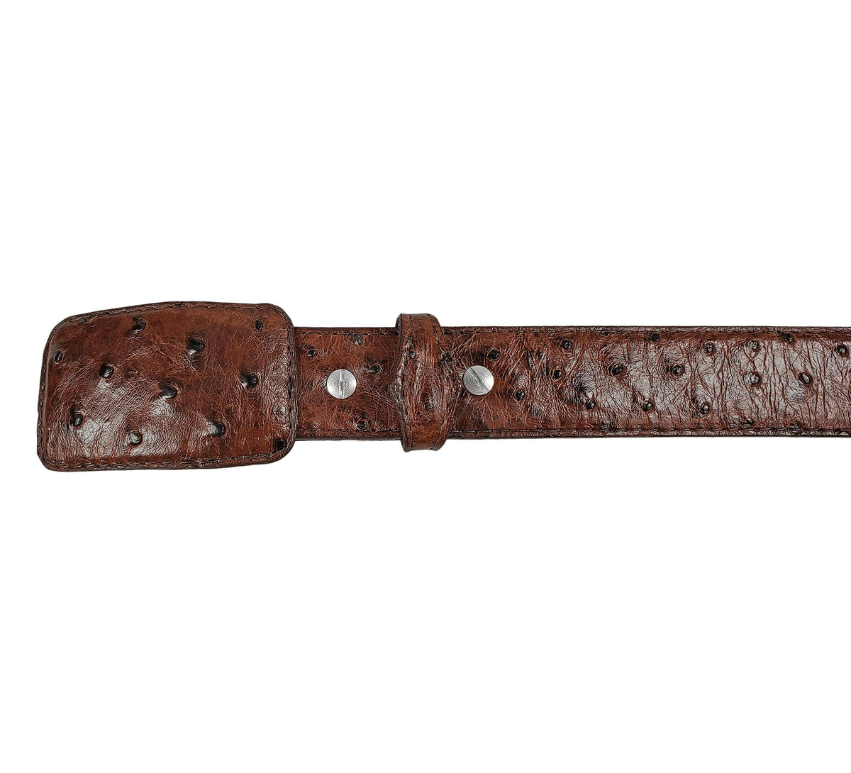 Men's Genuine Ostrich Leather Western Belt S9357