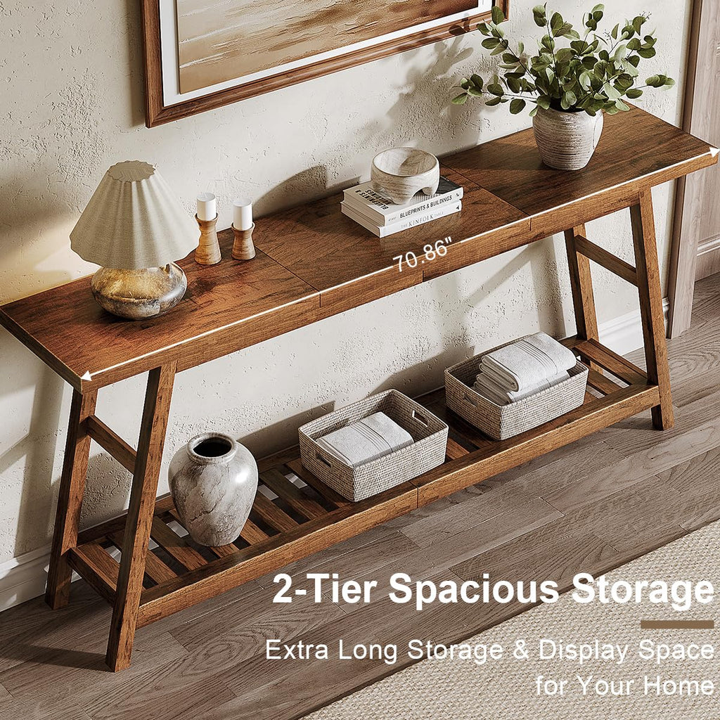 70.9 Inch 2-Tier Console Table O915