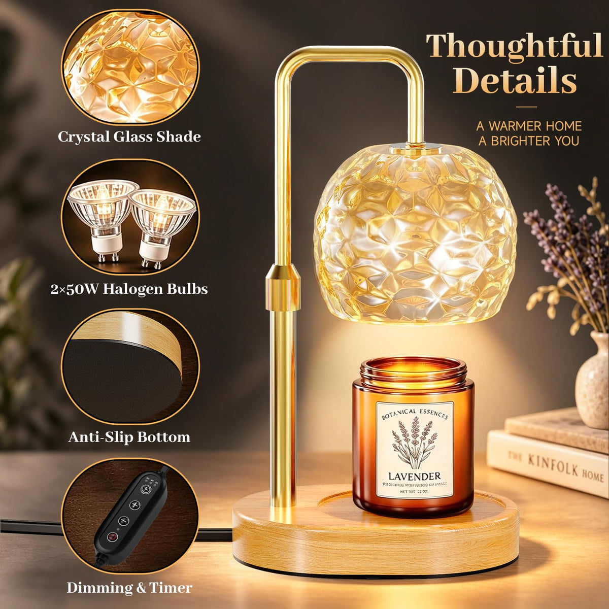 Candle Warmer Lamp with Timer I889