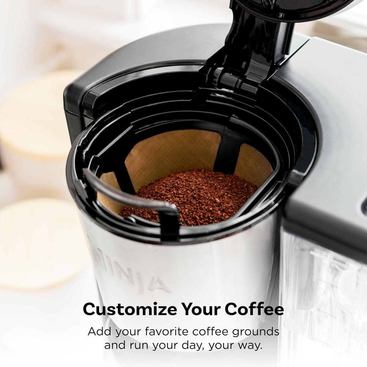 14 Cup Glass Carafe Stainless Steel Coffee Maker Q42399