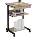 Gray 3-Tier Rolling Cart with Drawer N831