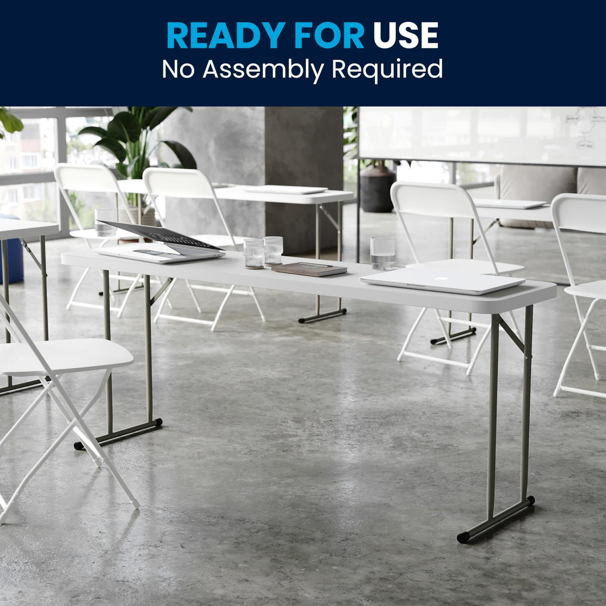 Granite Plastic Folding Training Table H1008
