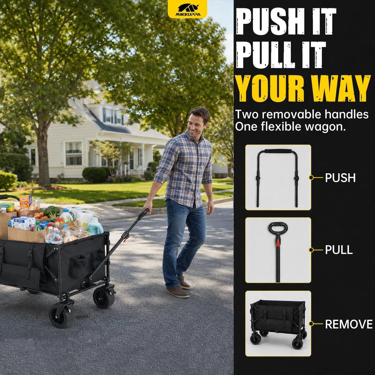 Folding Dog Wagon with Ramp W984