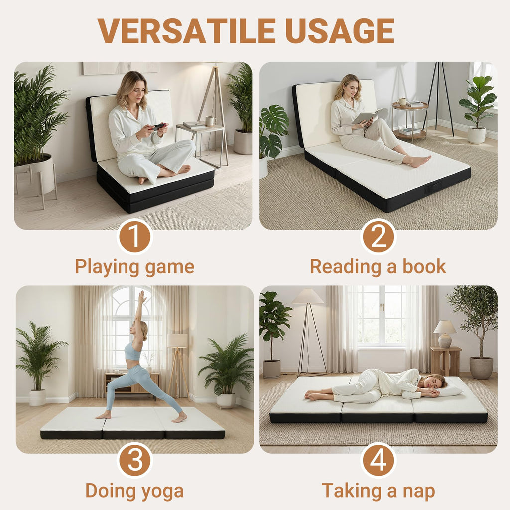 Foldable Twin Memory Foam Mattress N3838
