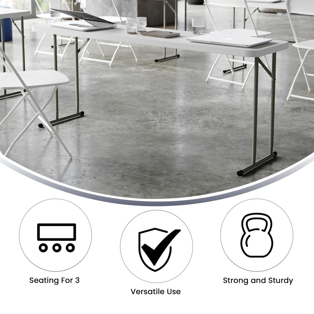 Granite Plastic Folding Training Table H1008