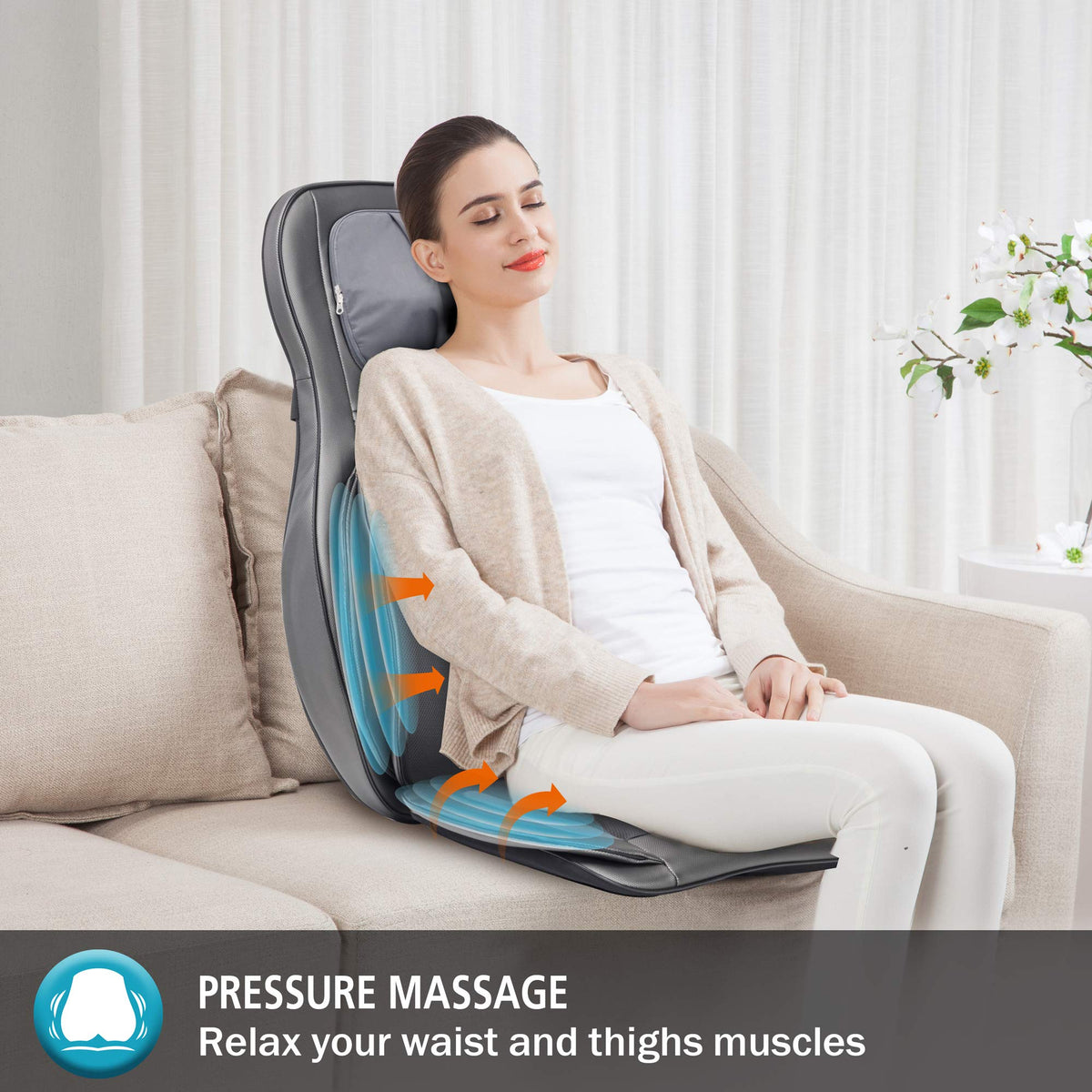 Shiatsu Neck and Back Massager with Heat N277829