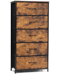 5 Drawer Fabric Dresser W967