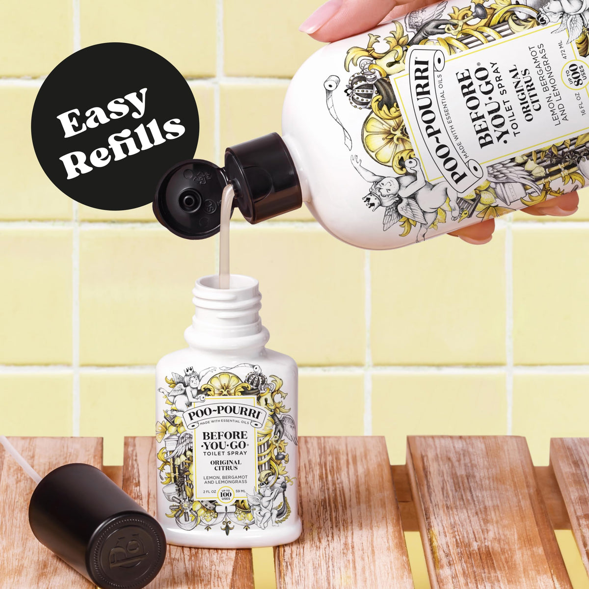 Toilet Spray Refill 16 Fl Oz I900