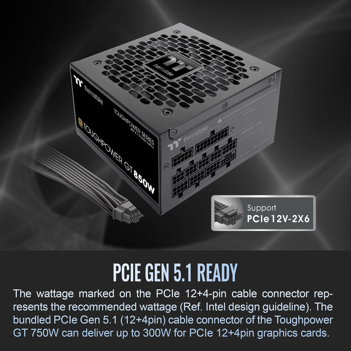 850W ATX 3.1 80 Plus Gold Power Supply K179792